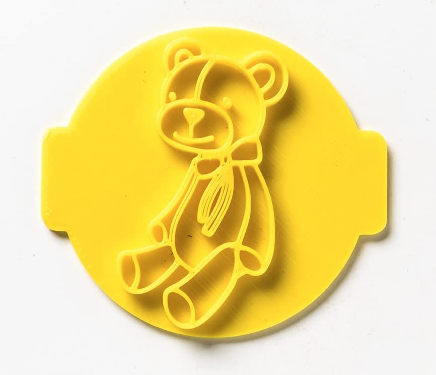Cute Teddy Embosser No 91 /Stamp for Cupcakes Fondant Icing Clay Cake