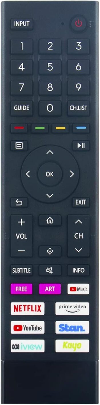 ERF3G80H Replacement Voice Remote fit for Hisense Android Smart TV U7G Series TV