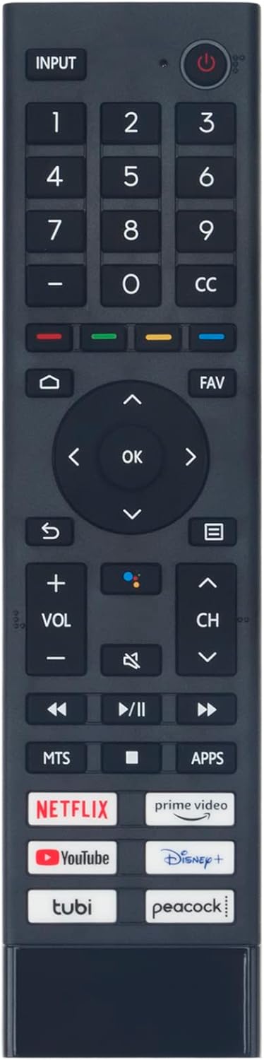 Replacement Voice Remote ERF3J80H fit for Hisense Smart TV 75A6G 58A6G 85A6G