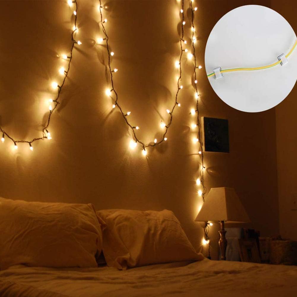 Strip Light Mounting Bracket Clip,Self-Adhesive LED Strips Holder Clamps-100 Pcs - Image 5