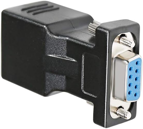DB9 to RJ45 Serial Adapter RS232 Female to RJ-45 Female Ethernet Converter - Image 6