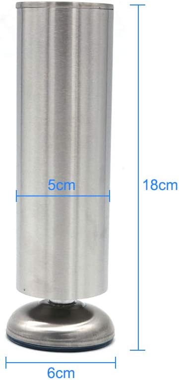Set of 4 Adjustable Furniture Legs, 18cm Long, Extra Thick, Heavy Duty S Steel - Image 7