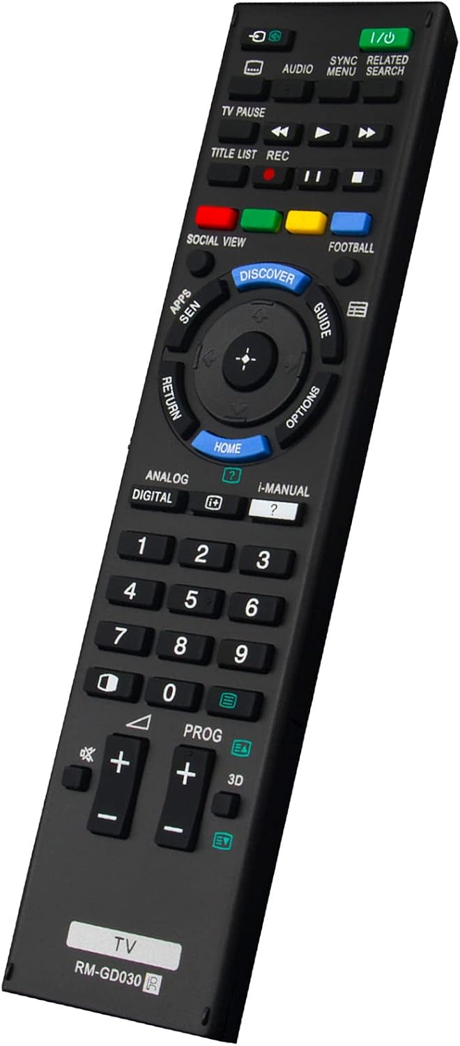 New RM-GD030 Replacement Remote fit for Sony Bravia TV KDL-55W950B KDL-50W800B - Image 3