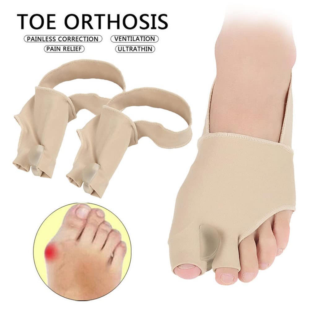 Toe Bunion Sleeves | Hammer Toe Spreader Corrector Spacers (1 Pair) (L) - Image 2