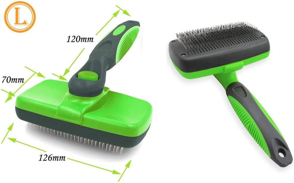 Self-Cleaning Slicker Brush, Grooming Brush for Dogs &Cats with Medium/Long Hair - Image 4