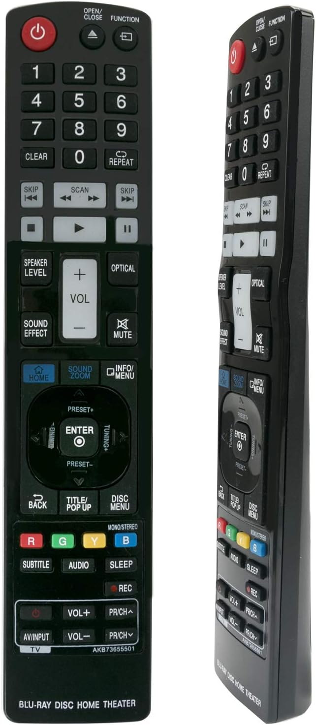 New AKB73655501 Replacement Remote Control fit for LG Smart Blu-ray Home Theater - Image 2