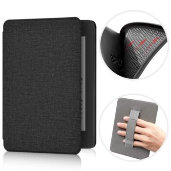 Case for 6.8-inch Kindle Paperwhite (11th Generation in 2021), TPU Cover (Black)