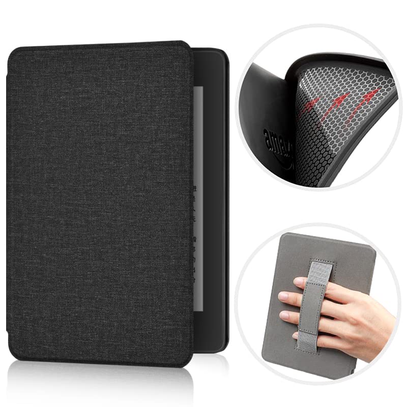 Case for 6.8-inch Kindle Paperwhite (11th Generation in 2021), TPU Cover (Black)