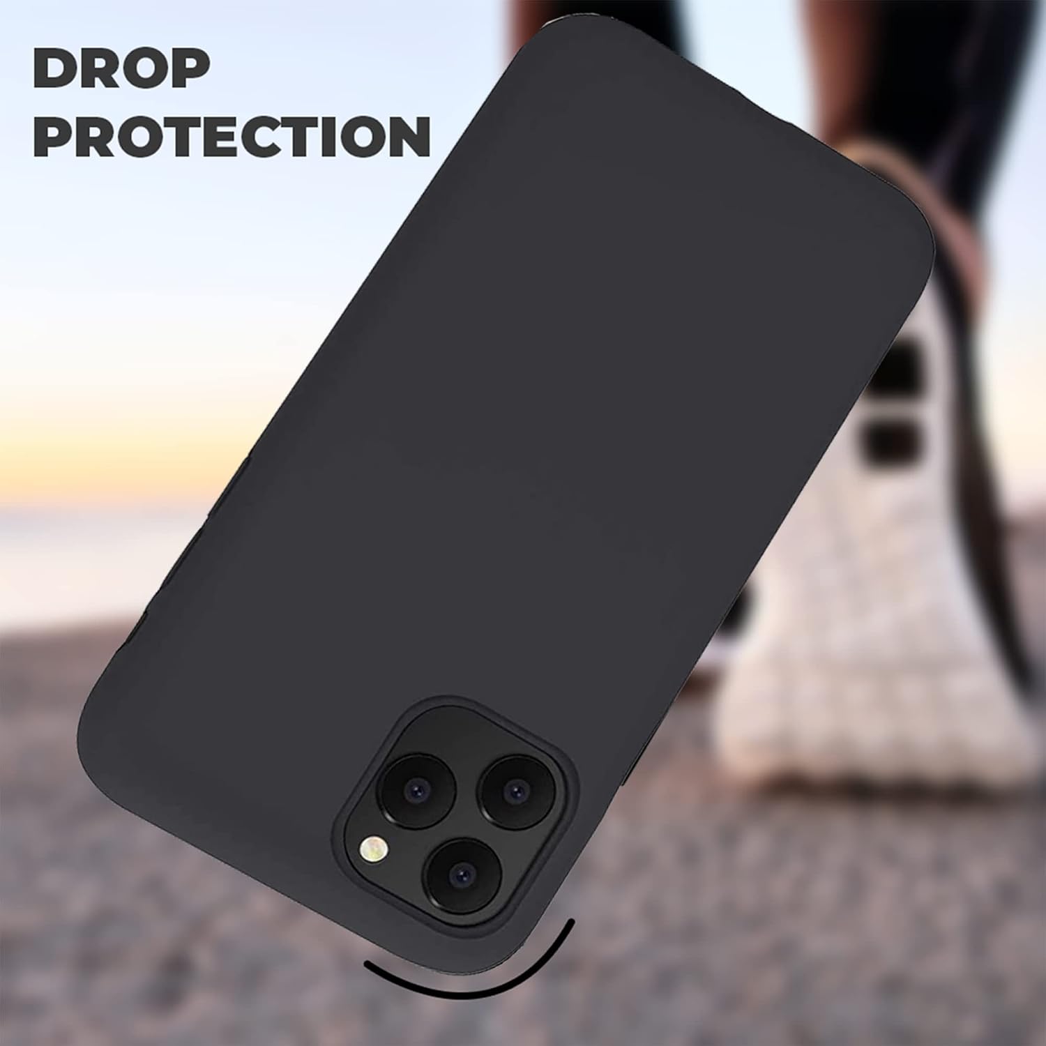 For iPhone 11 Pro Soft Protective Shockproof 360 Protection Case - Black - Image 4