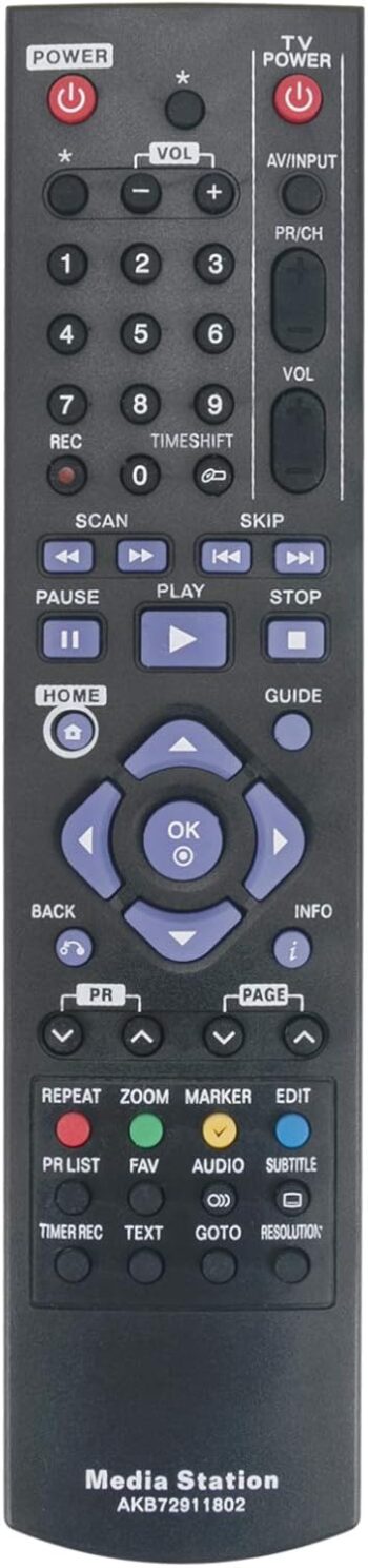 Remote Control fit for LG Media Station & Wireless Network Recorder