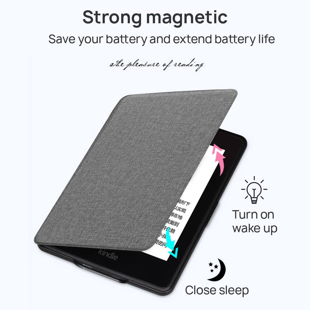 Case for 6.8-inch Kindle Paperwhite (11th Generation in 2021), TPU Cover (Black) - Image 5