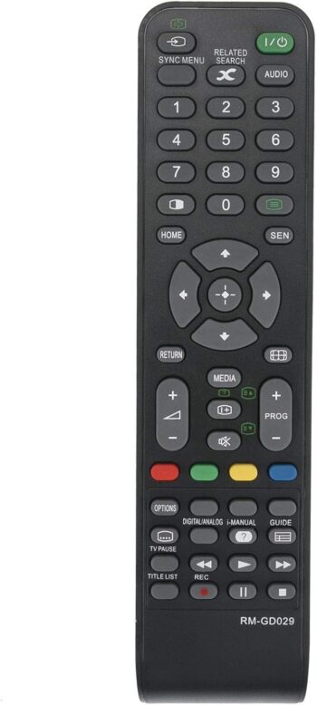 New RM-GD029 Remote Control fit for Sony Smart TV KDL-42W674A KDL-42W658A