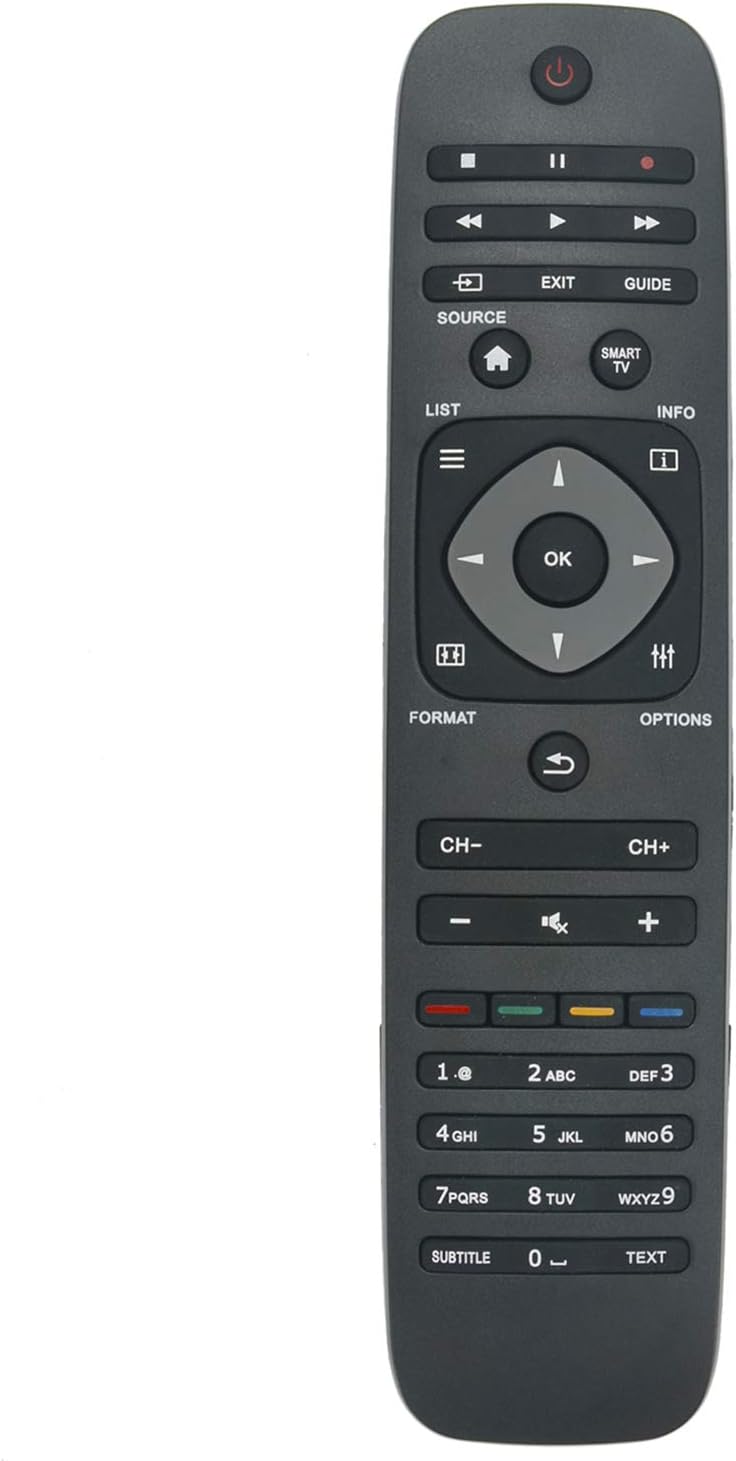 New 996590004765 Replacement Remote Control Compatible with Philips Smart LED TV