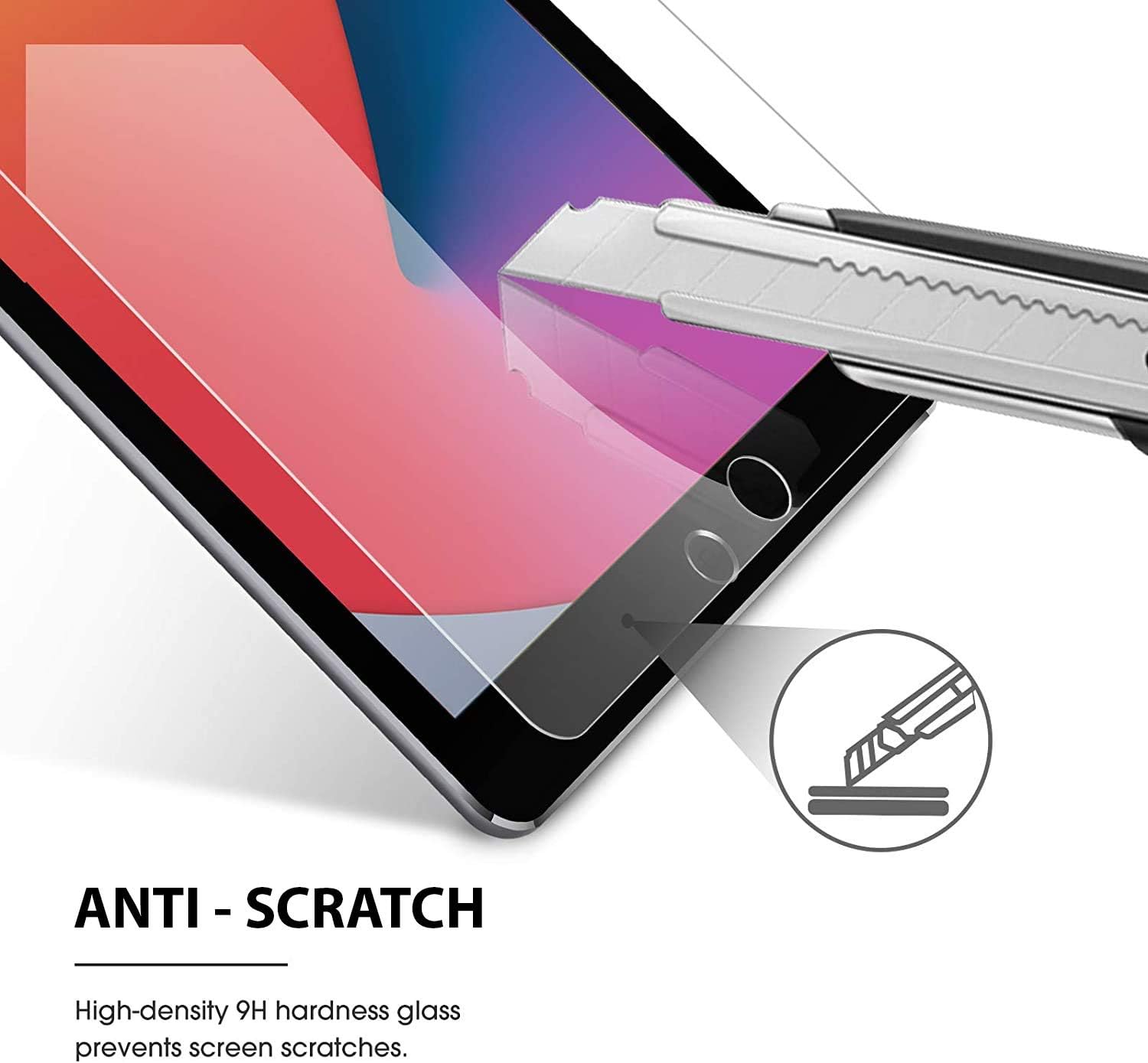 iPad 5/6 & iPad Air Series 2 Tempered Glass Screen Protector (9.7") - Image 3
