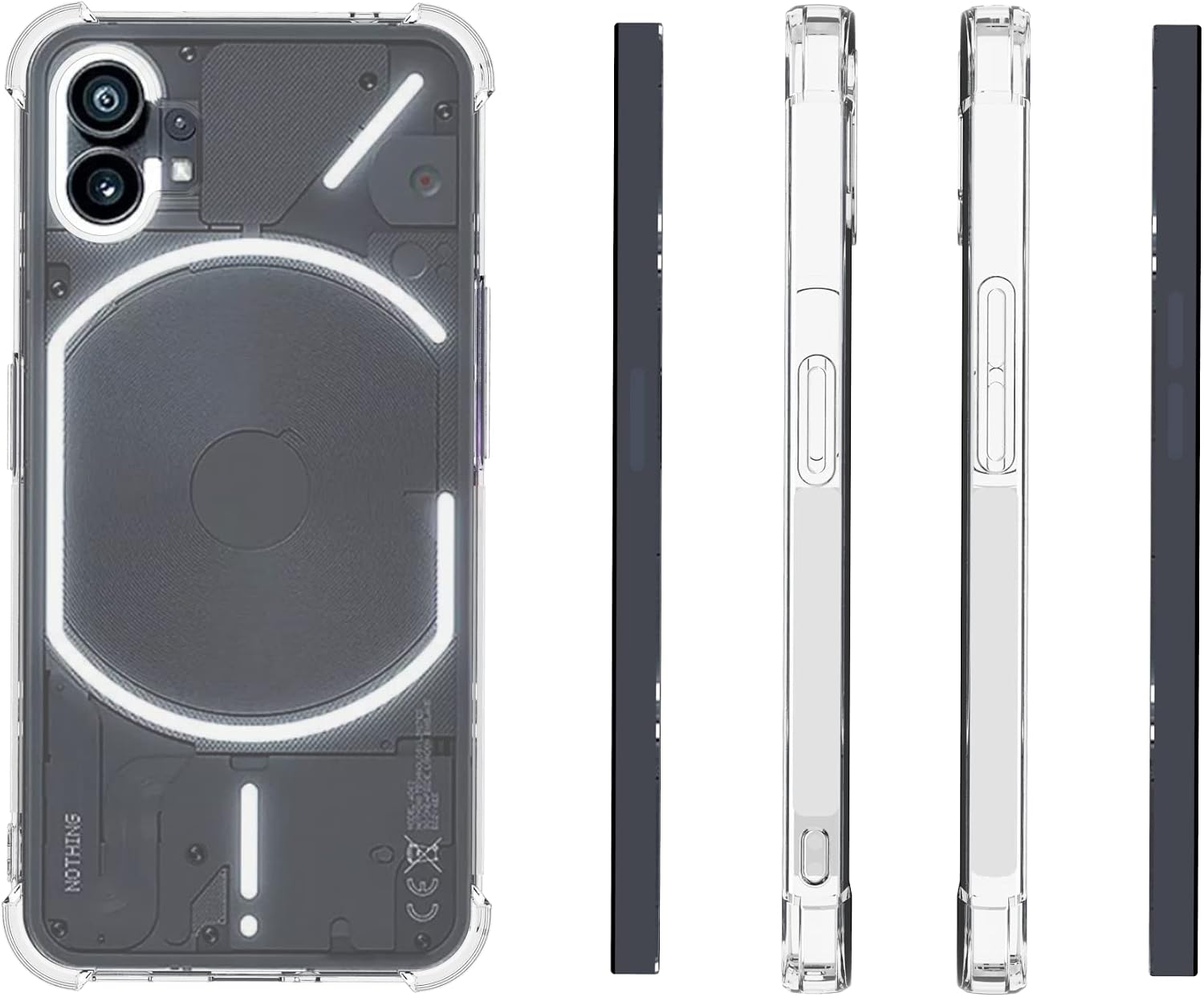 Clear TPU Four Corner Protective Transparent Soft Case - Image 2