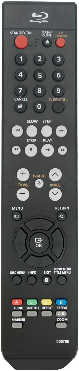 New AK59-00070B Remote Control for Samsung Bu-ray Disc Player BD-P1400