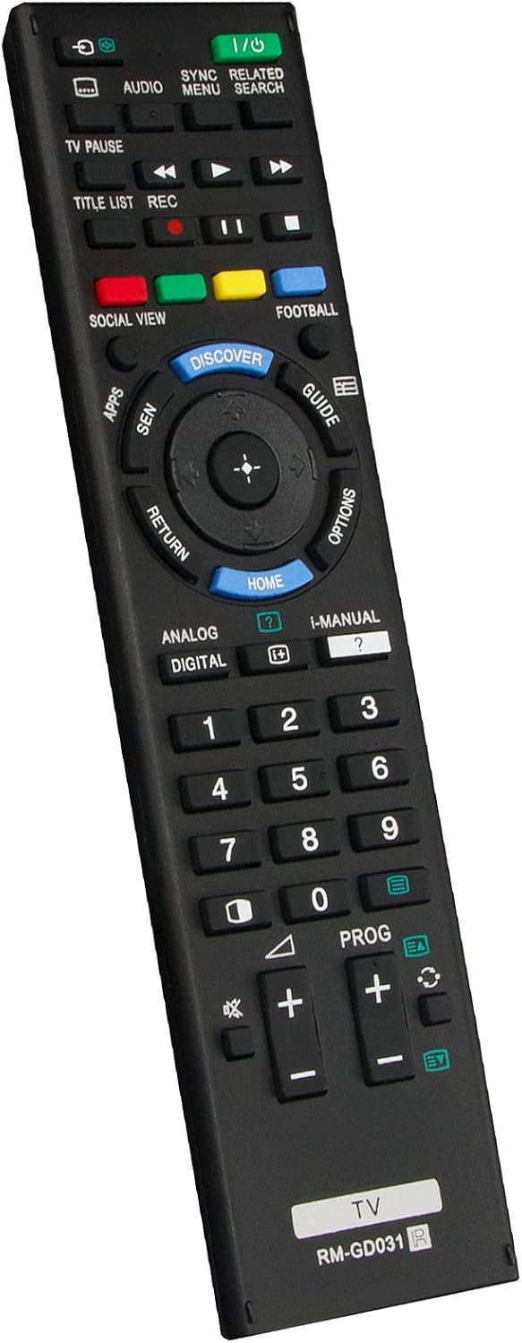 New RM-GD031 RMGD031 Replacement Remote Control for Sony Bravia TV KDL-40W600B - Image 2