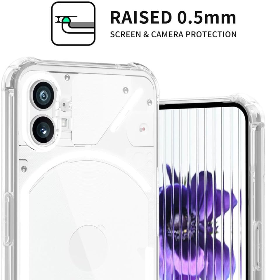 Nothing Phone 2, Ultra Thin Shockproof Protective Clear Case - Image 3