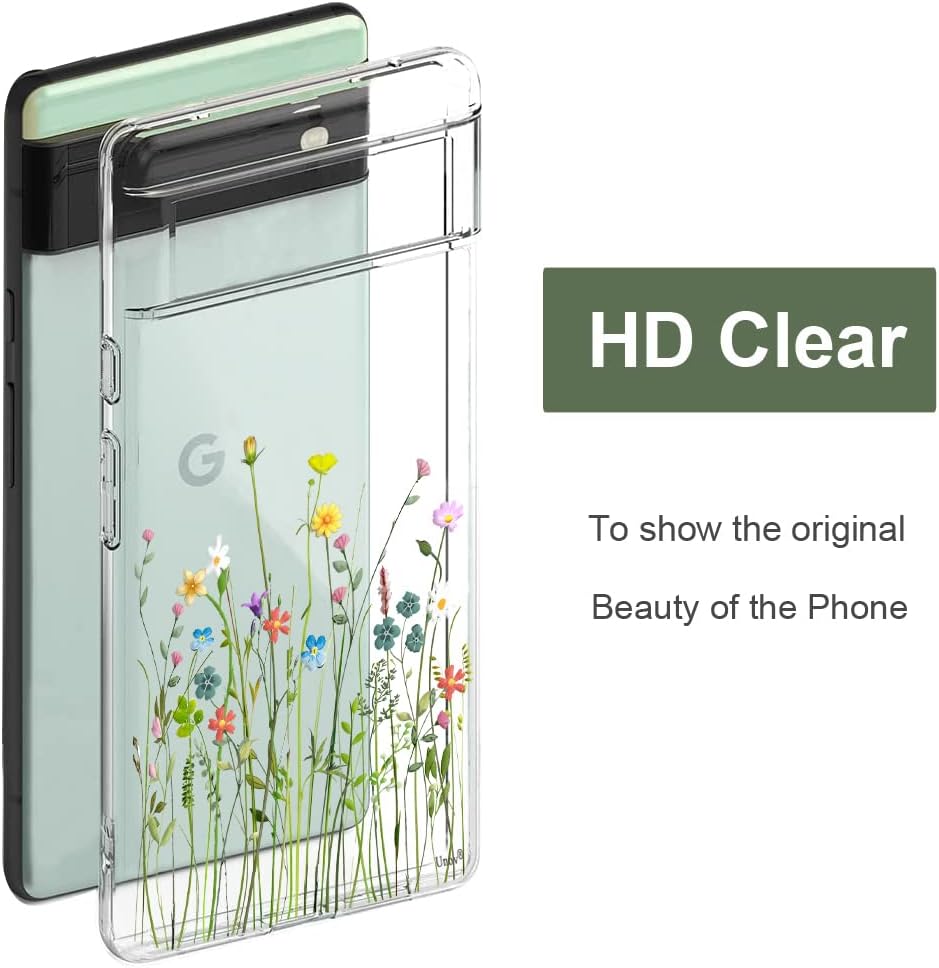 Slim Embossed Shock Absorption Protective Back Case for Pixel 6a 5G 6.1 inch - Image 5