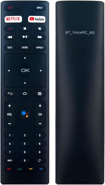 Replacement Voice Remote Control for Dyon Android Smart 4K UHD LED TV Smart AD
