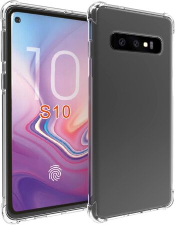 For Samsung Galaxy S10 TPU Four Corners Clear Transparent Case