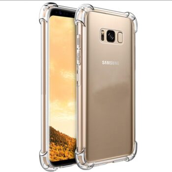 Samsung Galaxy S8+ Clear TPU Four Corner Protective Case - Transparent