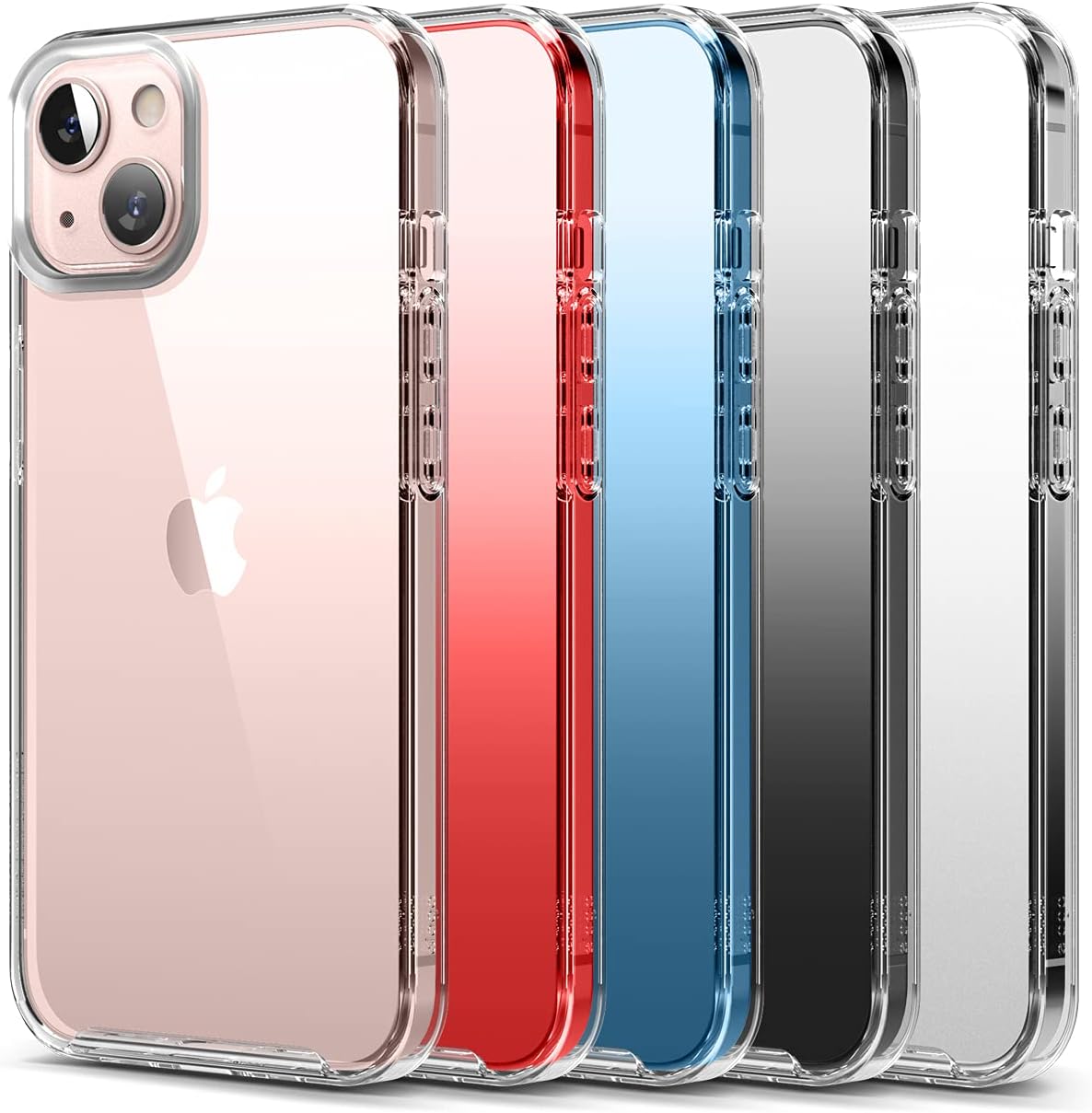 Clear Case for iPhone 13 Case, PC + TPU Hybrid Technology (Transparent) - Image 8