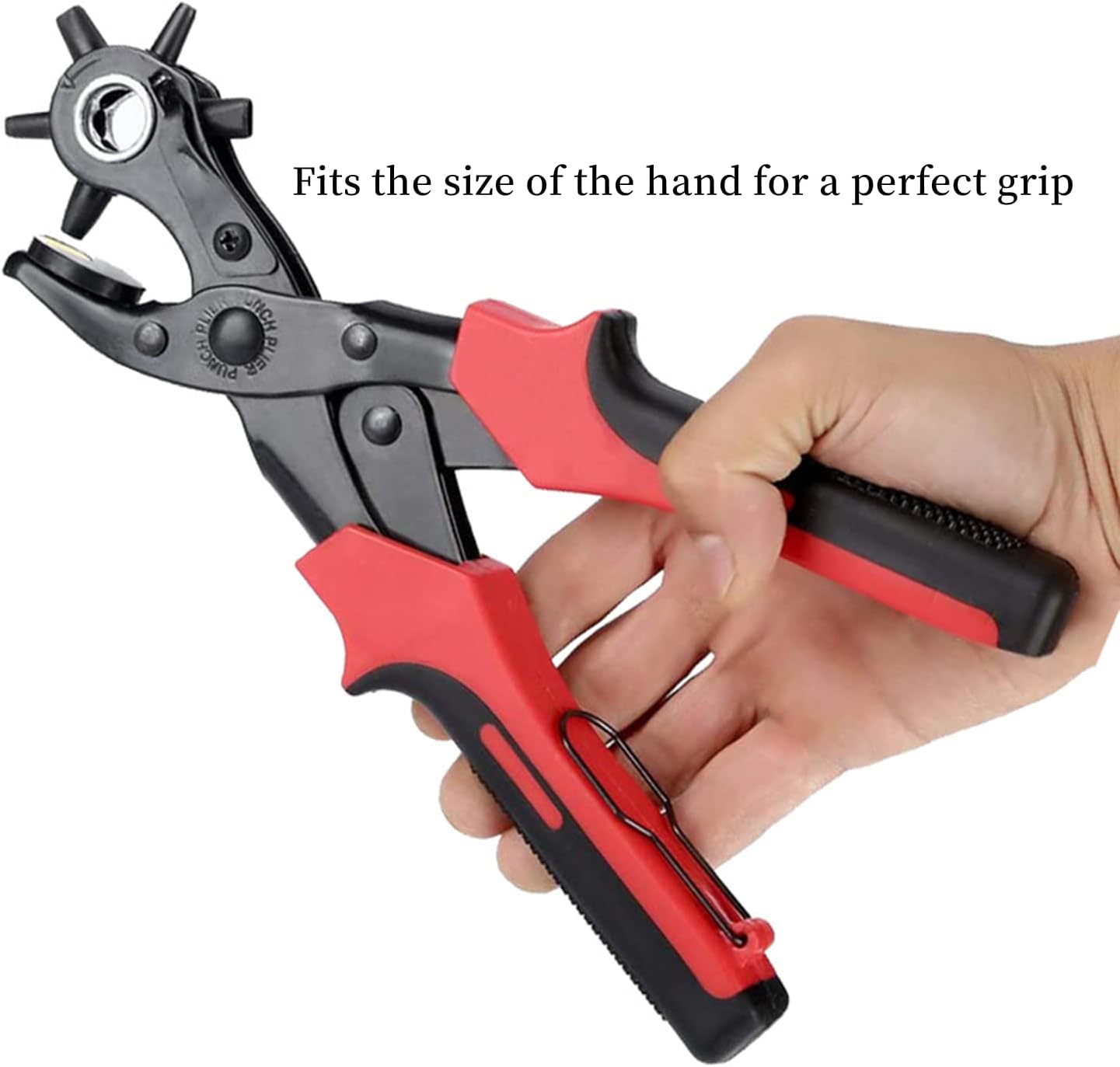 Leather Hole Punch Set, Revolving Punch Plier Kit, Multi Hole Sizes Maker Tool - Image 7