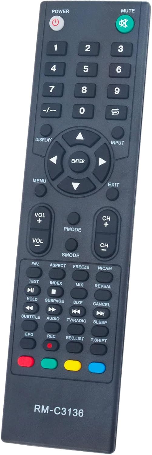 Replacement Remote for JVC Smart TV LT-42N550A LT-48N770A LT-55N770A - Image 3