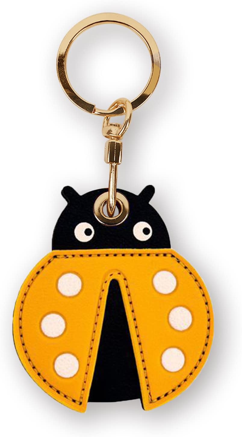 Leather Keychain Case Holder Compatible with Apple AirTag
