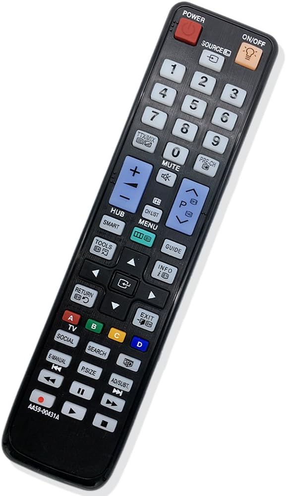 New AA59-00431A Remote fit for Samsung TV PS51D8000 PS51D8000FM PS51D8000FMXXY - Image 2