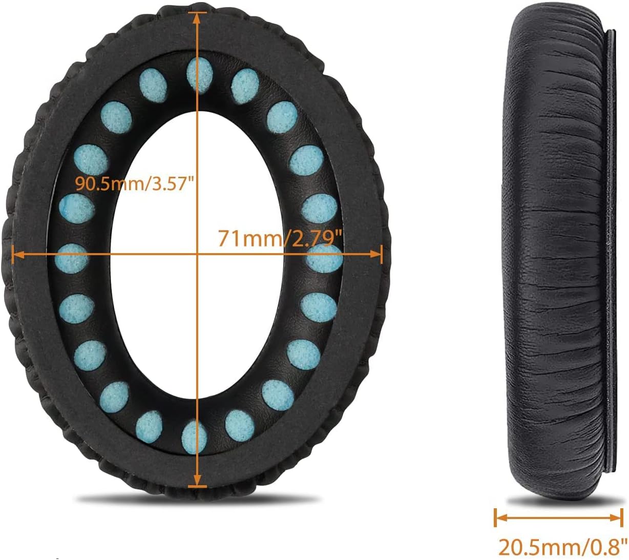 Replacement Earpads Cushions for Bose QuietComfort 35 (QC35) & Quiet Comfort 35 - Image 3