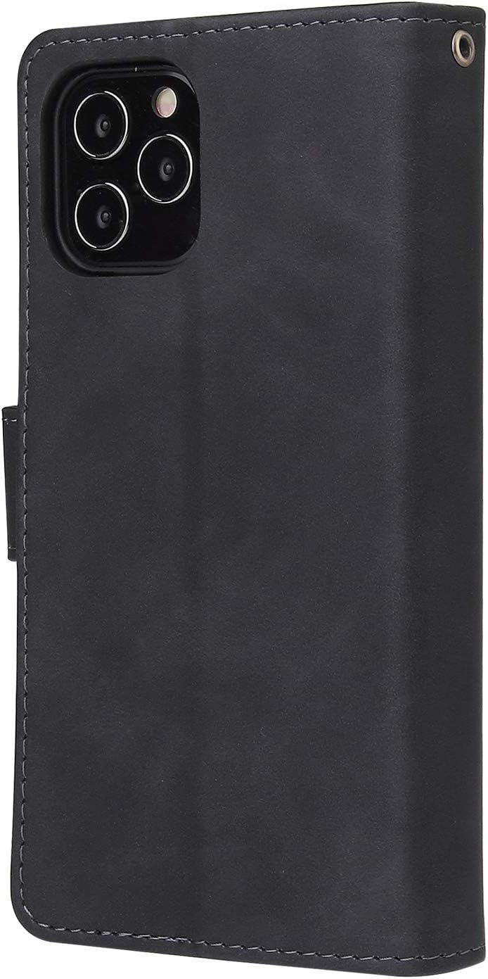 For iPhone 12 Pro 6.1" Tempered Glass Screen Protector and Flip Wallet Case - Image 7