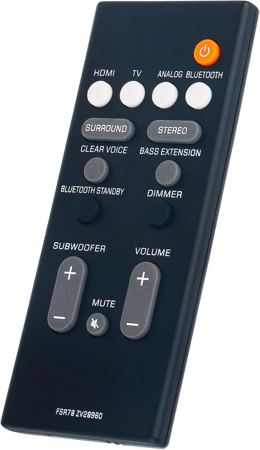 FSR78 ZV28960 Replacement IR Remote Control for Yamaha Sound Bar ATS-1060 - Image 4