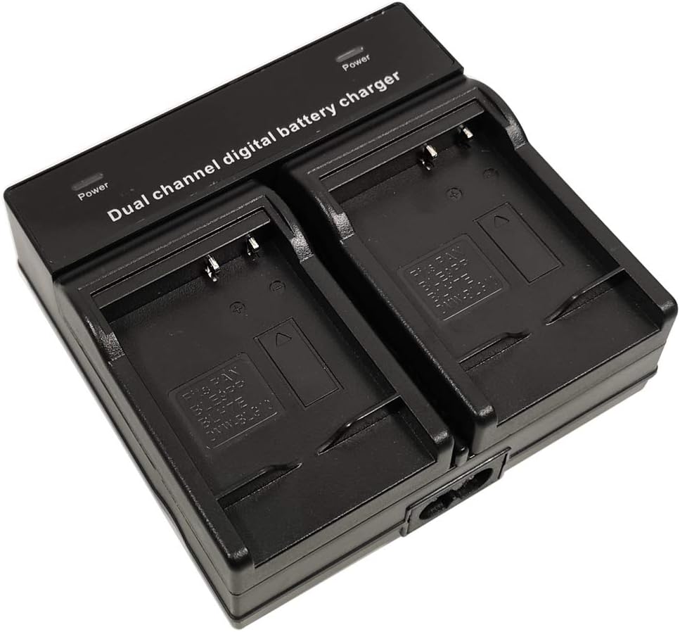Dual-Channel Battery Charger +4X 940mAh Battery for Panasonic DMW-BLE9E BLE9 - Image 6