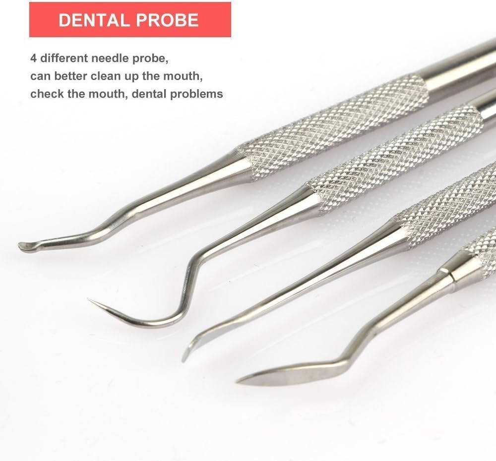 Professional Dental Cleaning Tools, Plaque Remover Kit - 6 Tools - Image 4