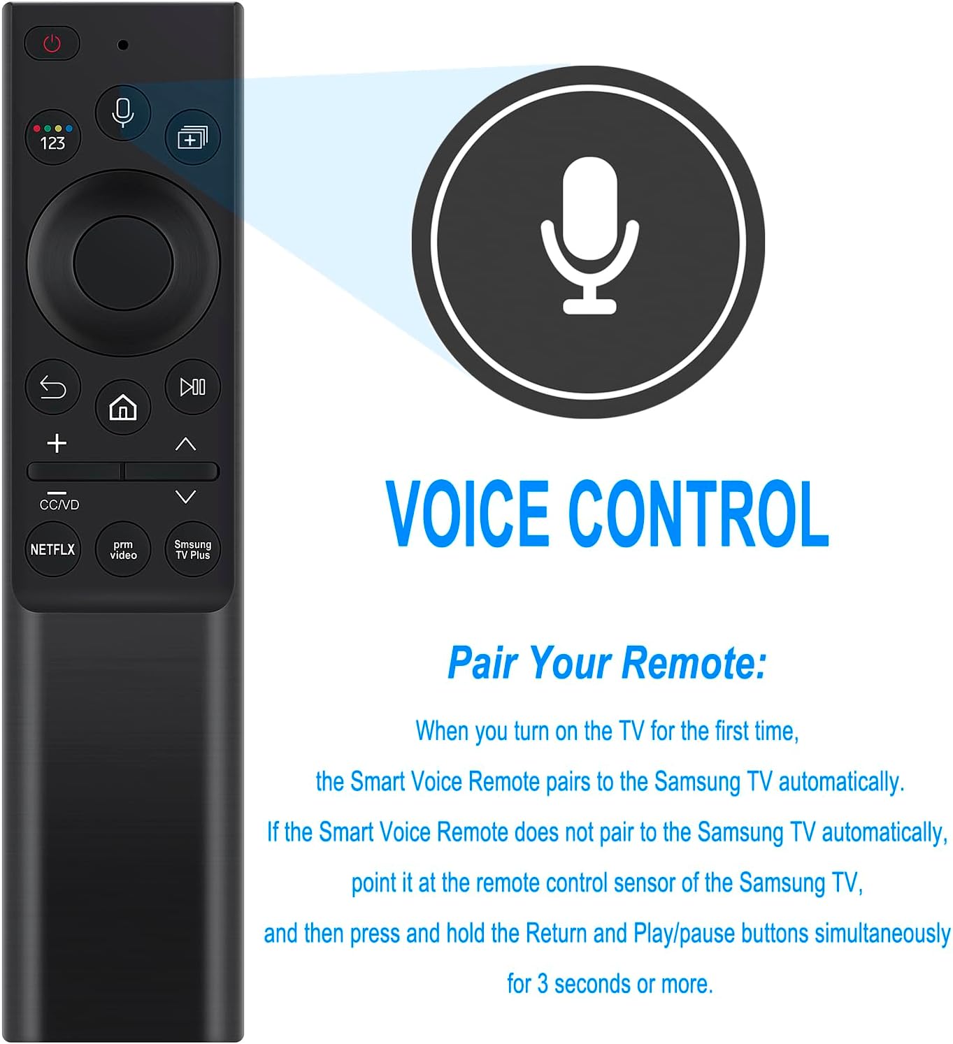New BN59-01357A Voice Remote Replacement for QN900A QN800A Series Samsung Neo - Image 2