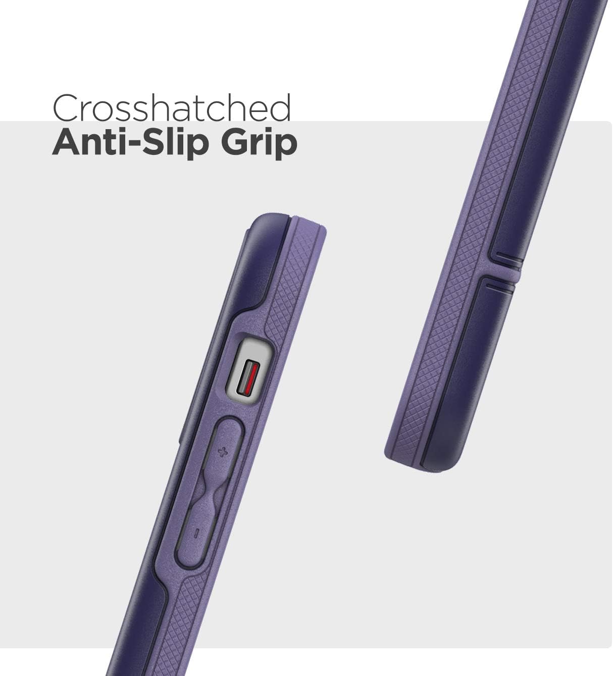 Protective iPhone 12/iPhone 12 Pro Case Purple (2020) Military Grade Cover - Image 5