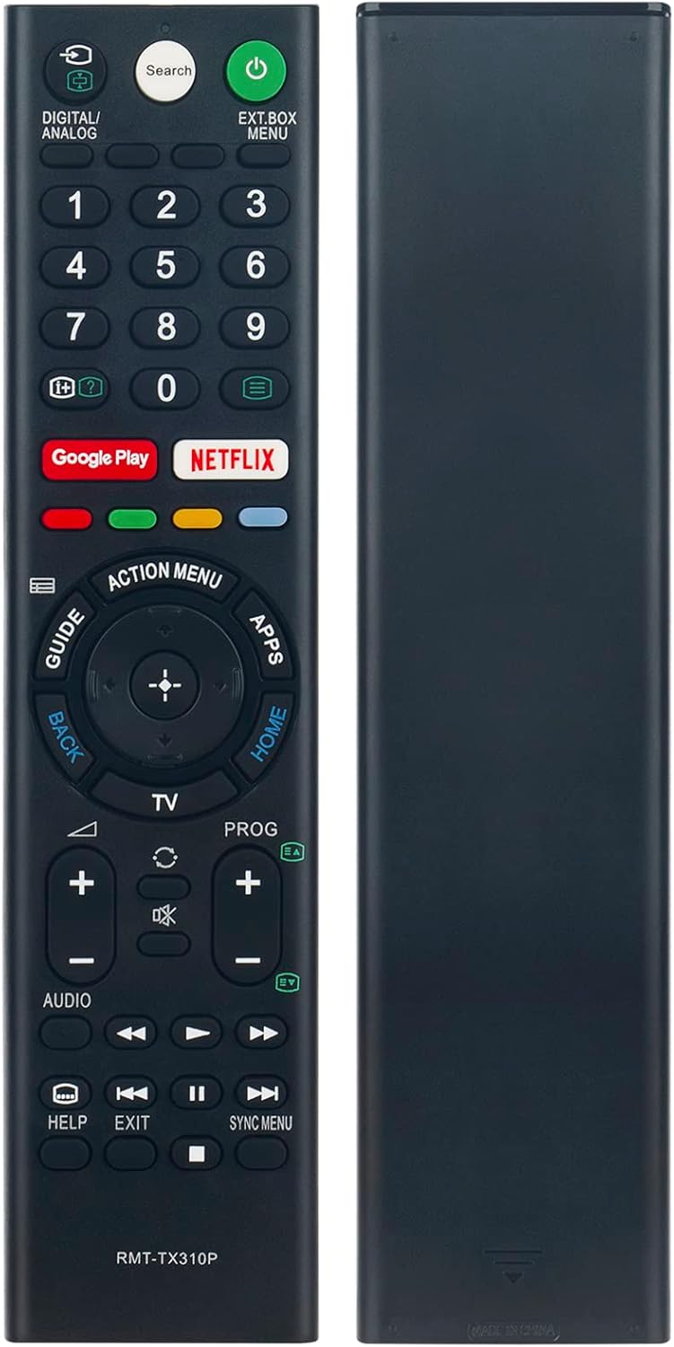 Replacement IR Remote fit for Sony TV KD-65X7500F KD-70X8300F KD-55X8500F
