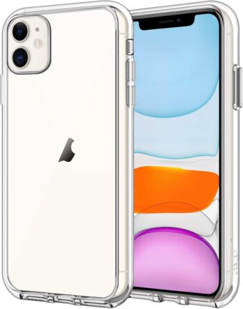 Case for iPhone 11 6.1-Inch, Non-Yellowing Shockproof Phone Bumper Cover (Clear)