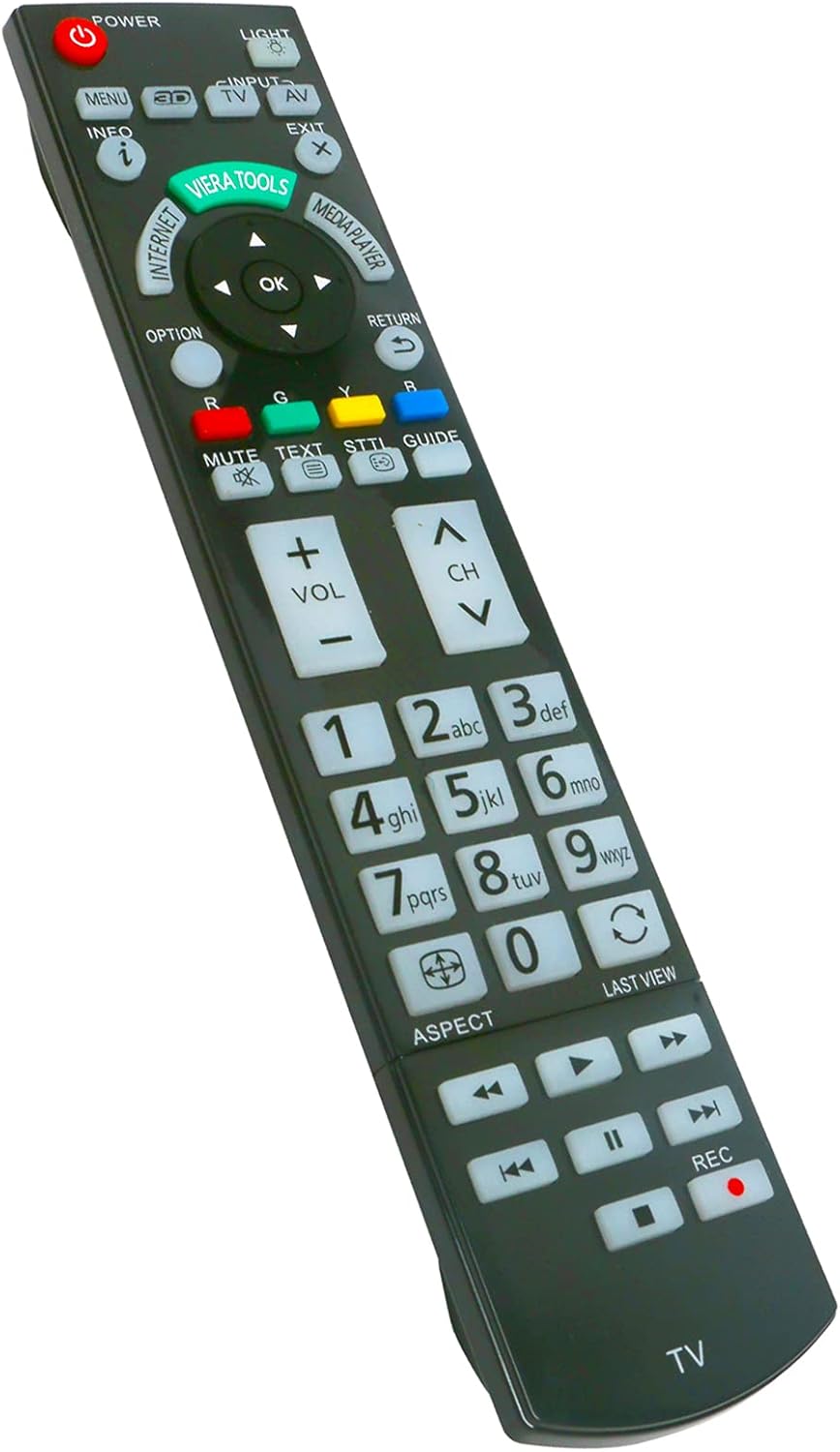 Replacement Remote Control for Panasonic Viera LED TV TH-L42ET50A - Image 2