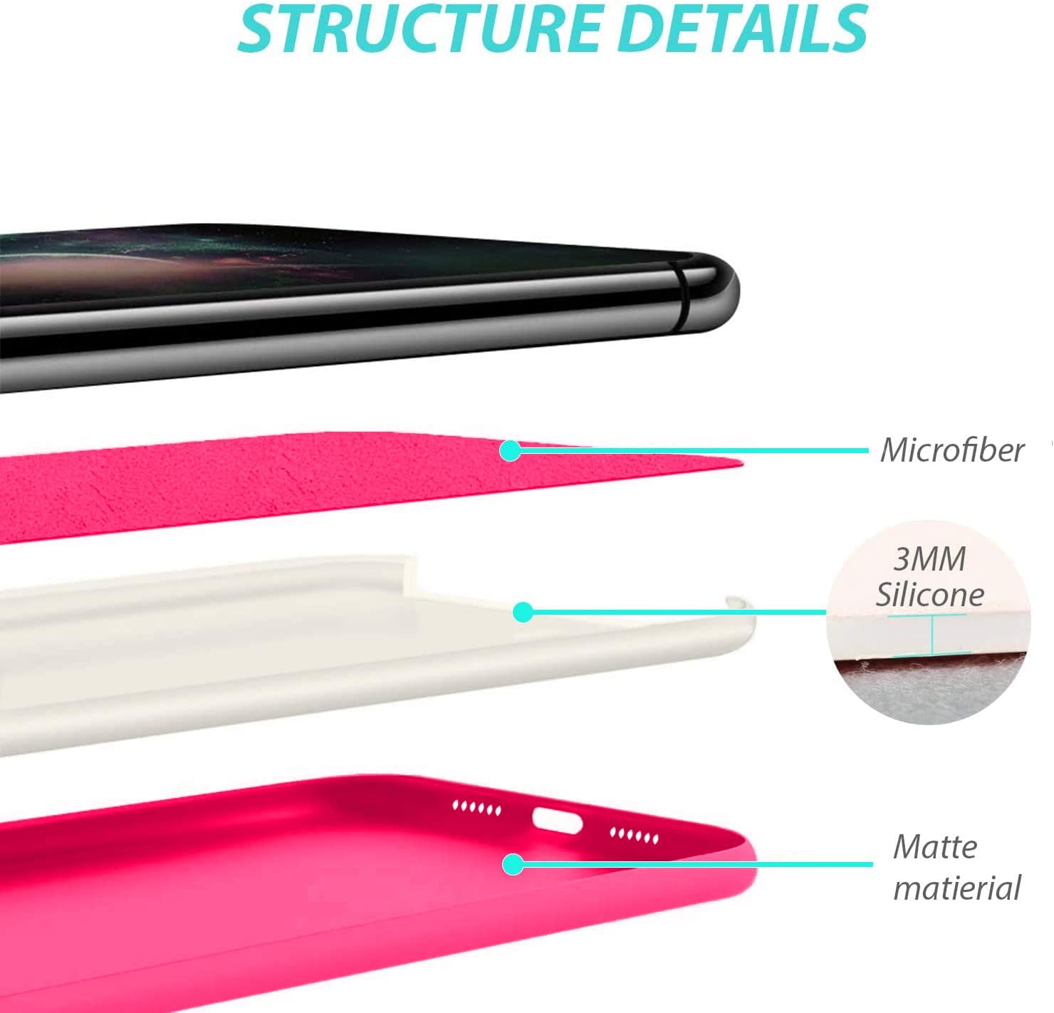 Nano Silicone Case Compatible with Apple iPhone SE 2022 / SE 2020, Shockproof - Image 4