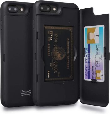 iPhone 8/ 7 Plus, Slim Protective Shockproof Heavy Duty Case with Cards Wallet