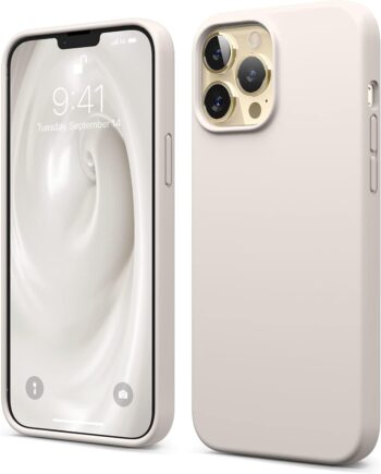 Liquid Silicone Case Compatible with iPhone 13 Pro Max Case (6.7") (Stone)