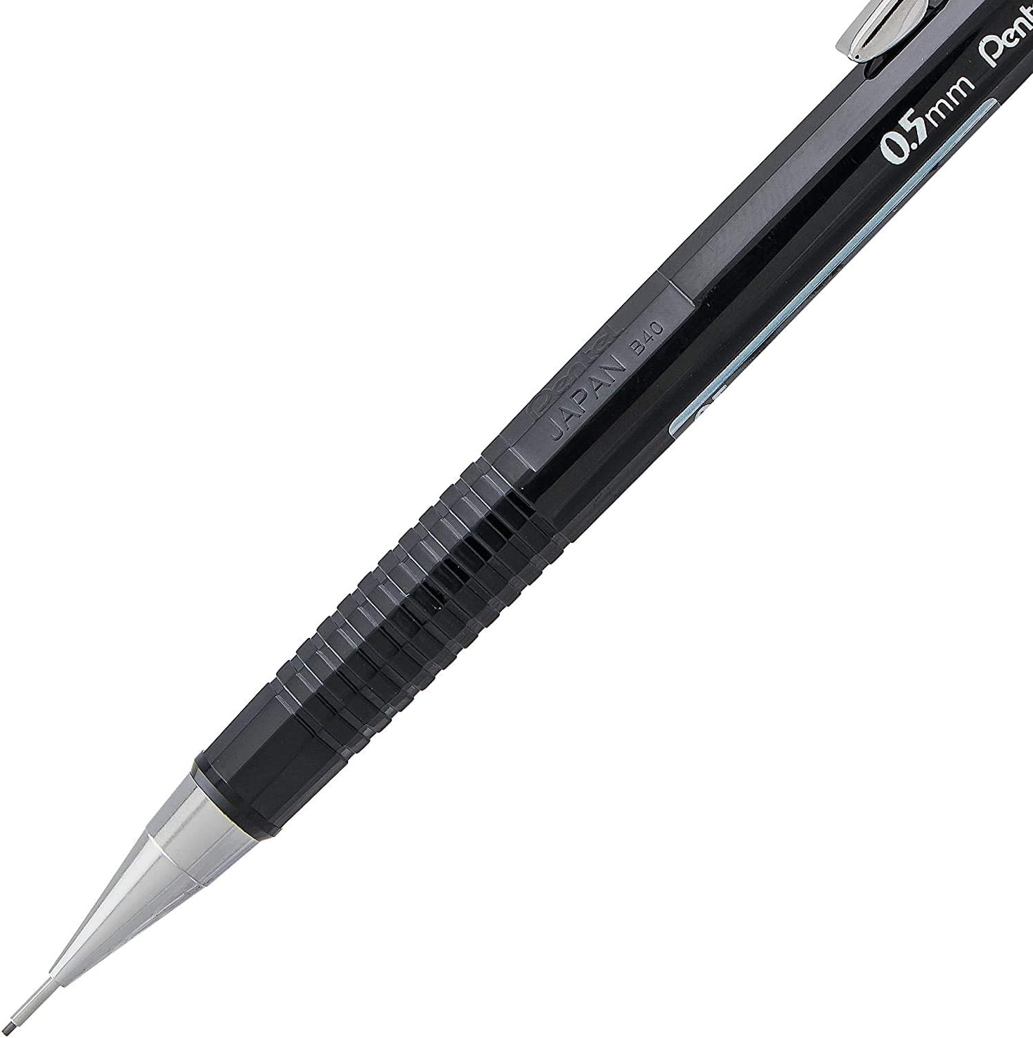 Pentel P200 Series Mechanical Pencil 0.5mm Black Barrel (YP205A-HB) - Image 5