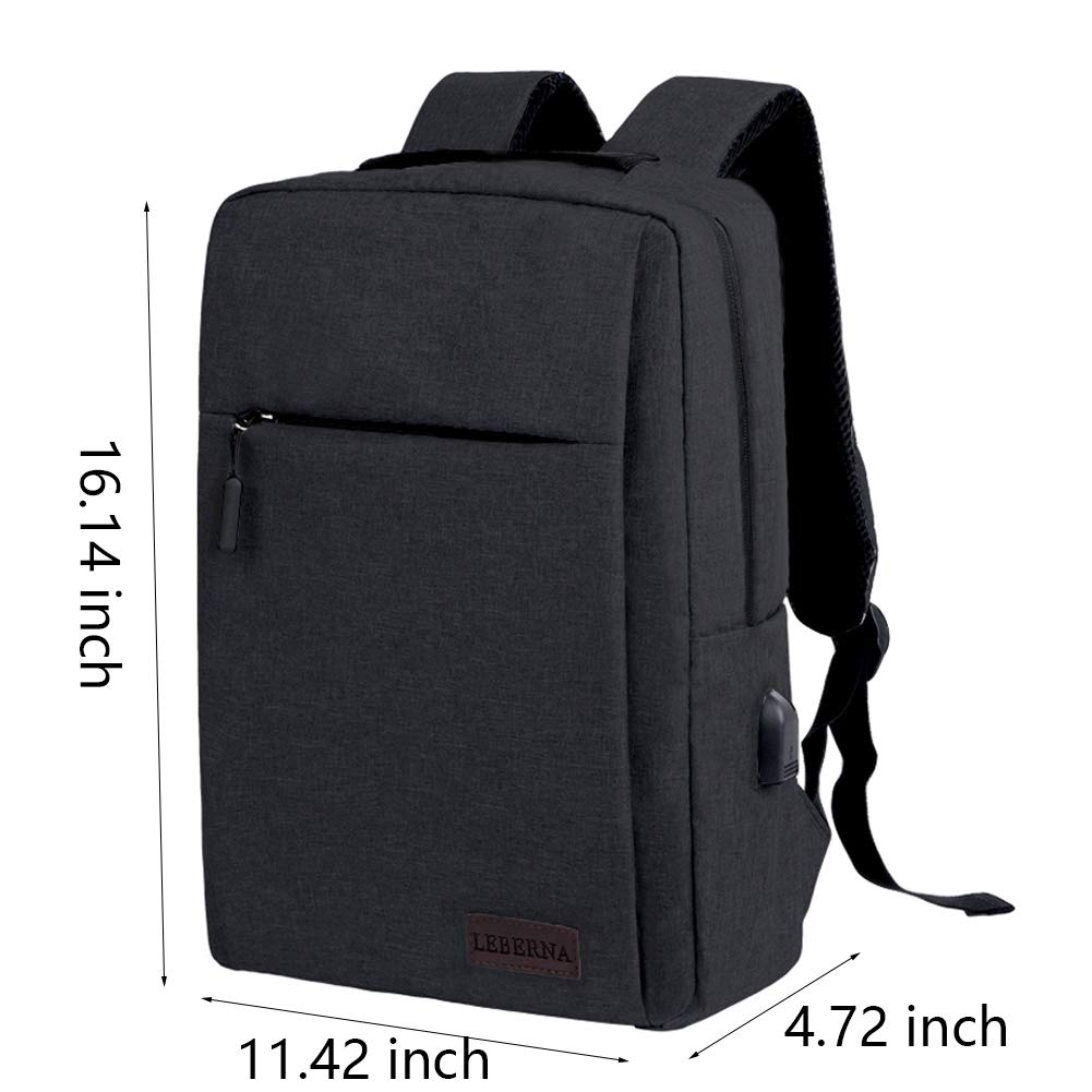 Business Laptop Backpack Laptop Bag Fits 15 Inches Notebook with Charging Port - Image 2