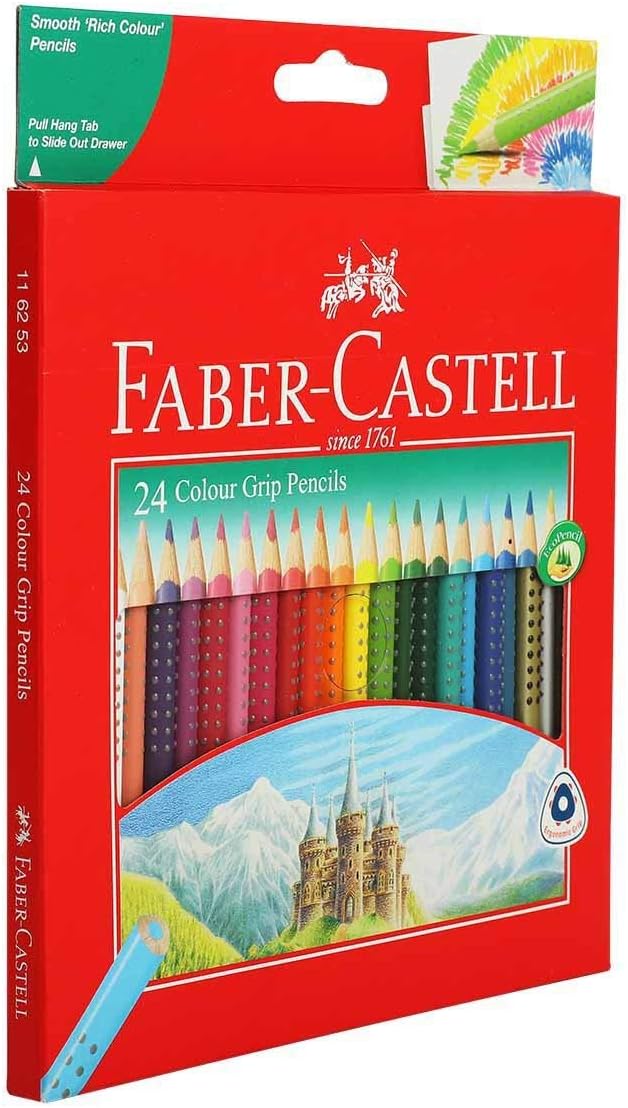 Faber-Castell Permanent Colour Grip Pencils Box of 24, (16-116253) - Image 4