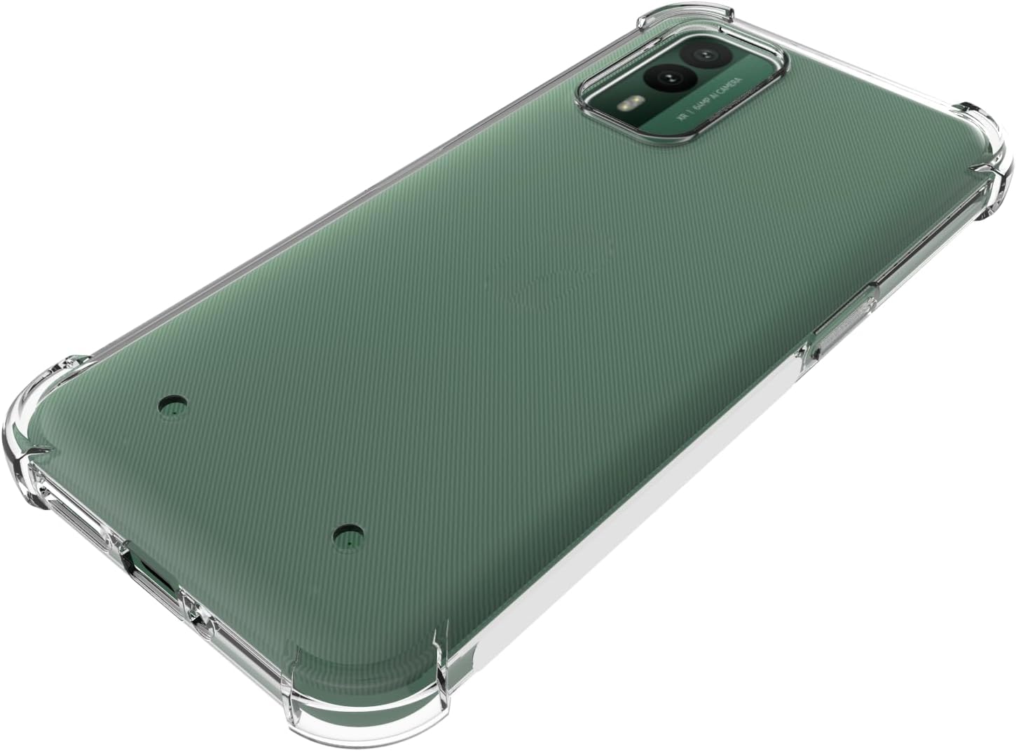For Nokia XR21 5G Clear TPU Four Corner Protective Transparent Soft Case - Image 5