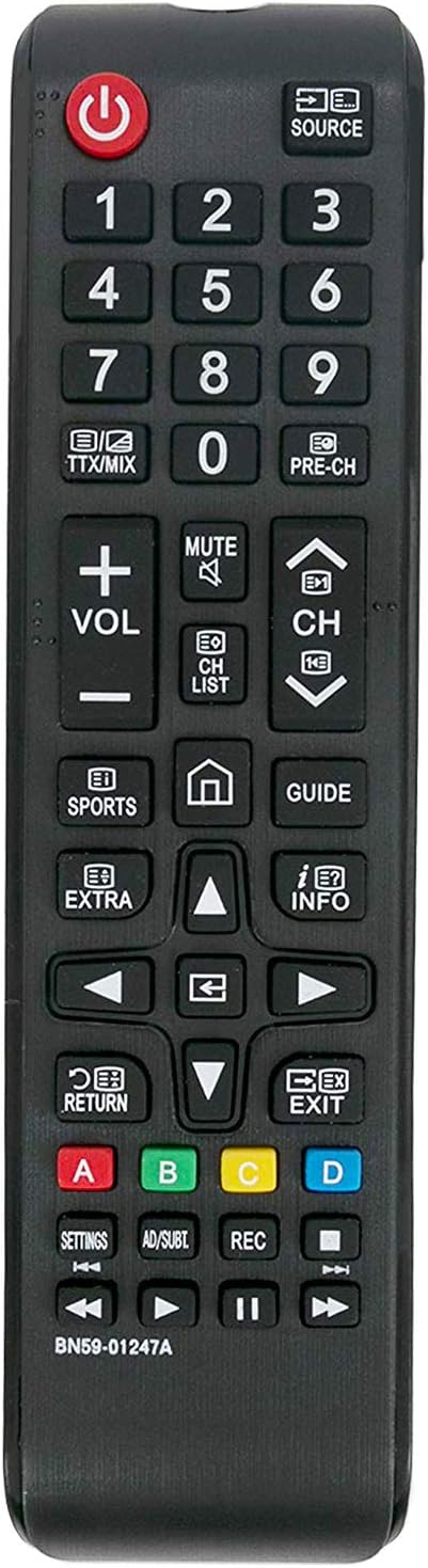 Remote Control Replacement for Samsung Curved 4K SUHD TV KS7500