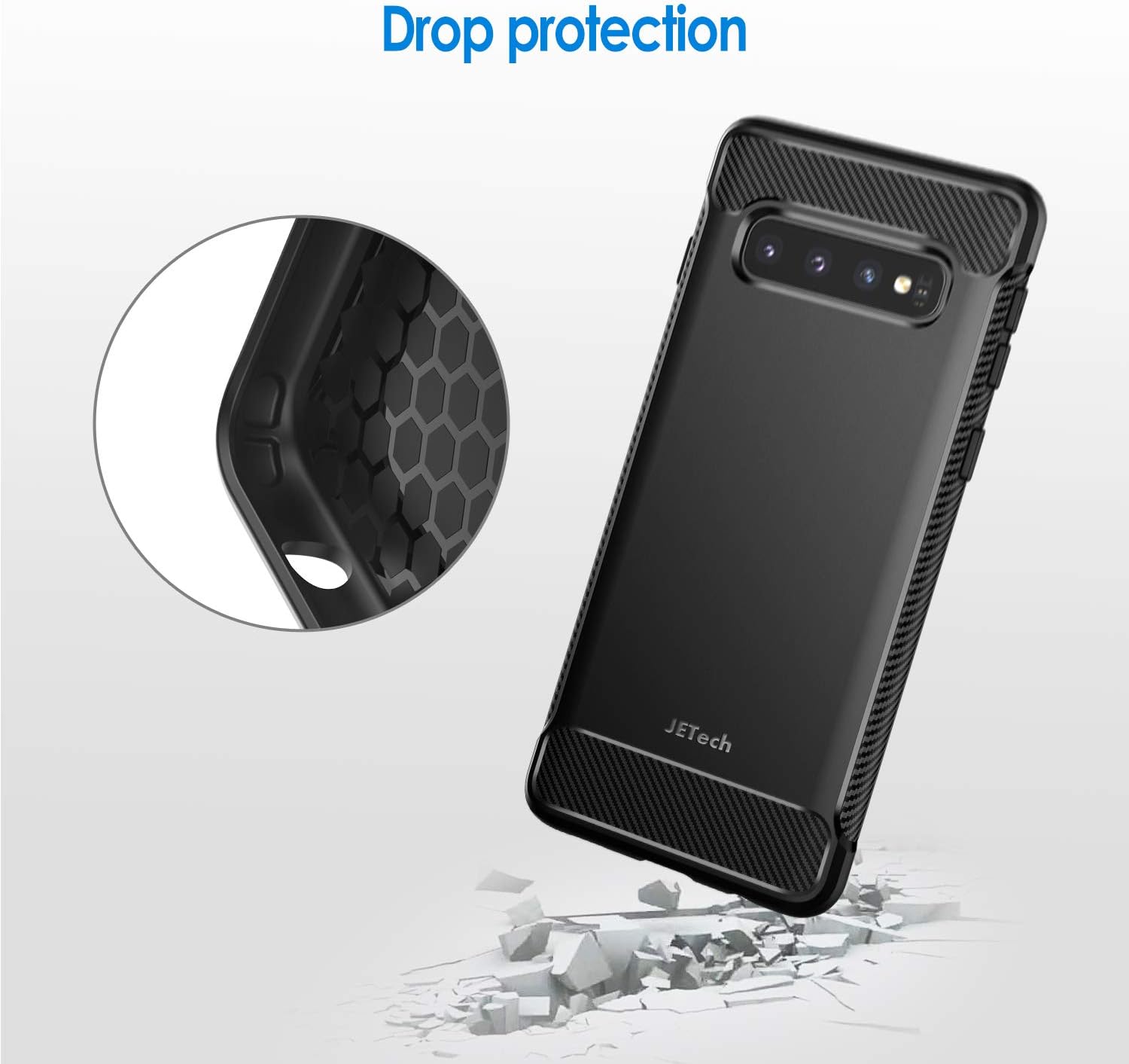 Slim Fit Case Compatible with Samsung Galaxy S10, Thin Phone Cover - Image 5